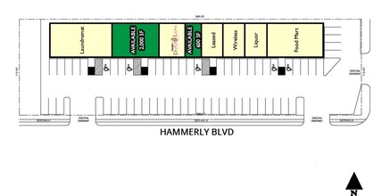 8788 Hammerly Blvd, Houston, TX for rent Site Plan- Image 2 of 2