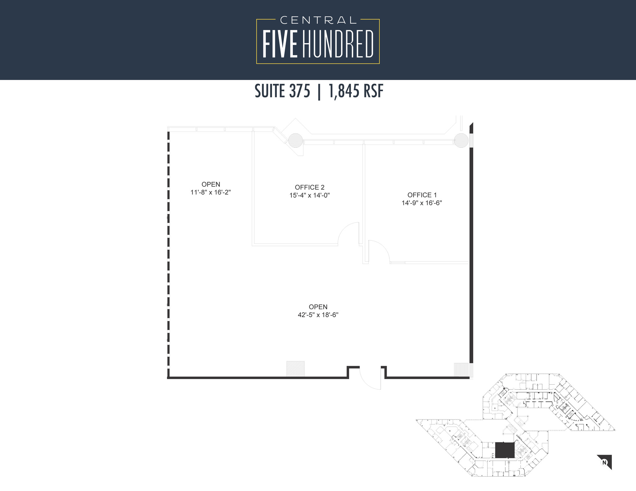 500 N Central Expy, Plano, TX for rent Floor Plan- Image 1 of 1