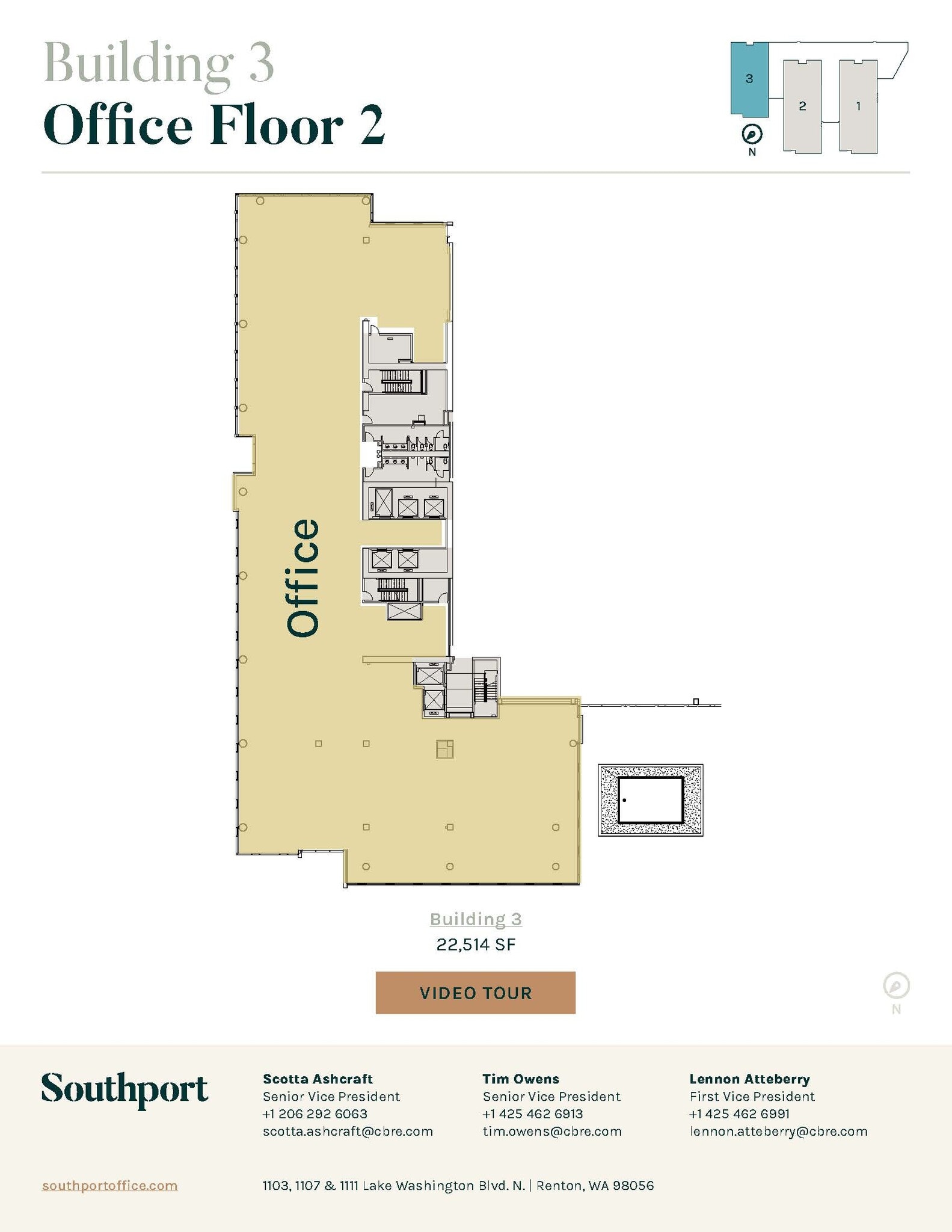 1101 Lake Washington Blvd N, Renton, WA to rent Floor Plan- Image 1 of 1