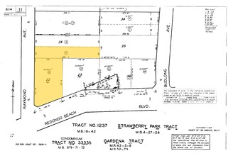 1275 W Redondo Beach Blvd, Gardena, CA for sale Plat Map- Image 1 of 1