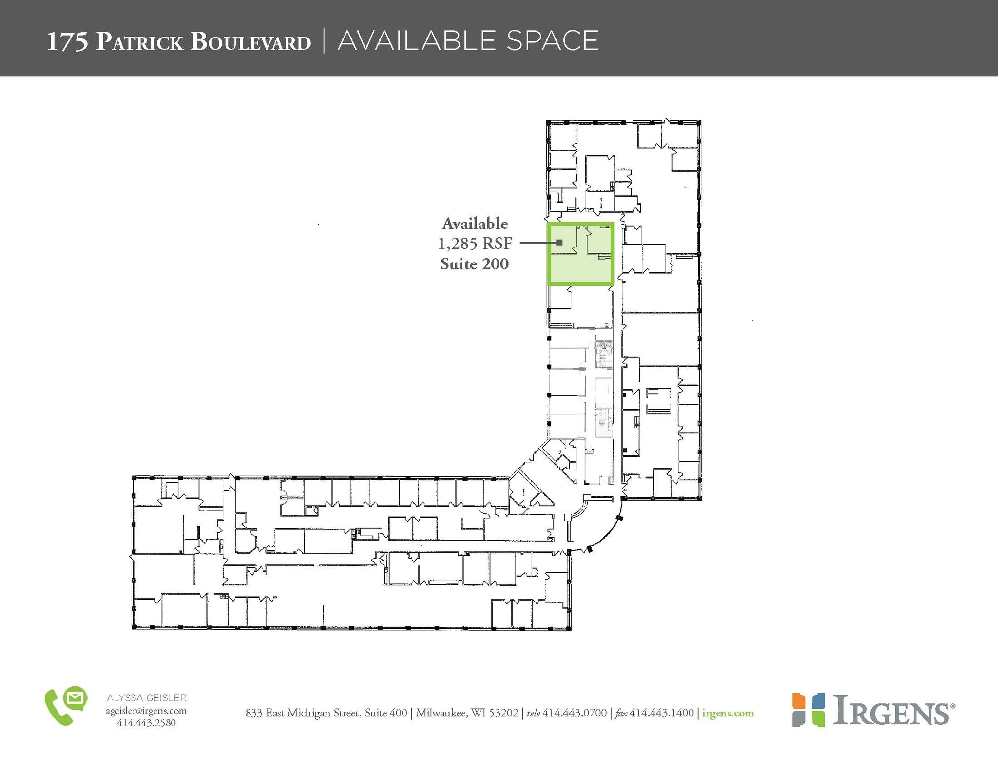 175 N Patrick Blvd, Brookfield, WI to rent Floor Plan- Image 1 of 4