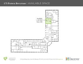 175 N Patrick Blvd, Brookfield, WI to rent Floor Plan- Image 1 of 4