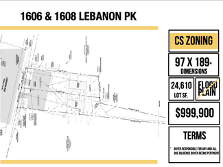 More details for 1608 Lebanon Pike, Nashville, TN - Land for Sale