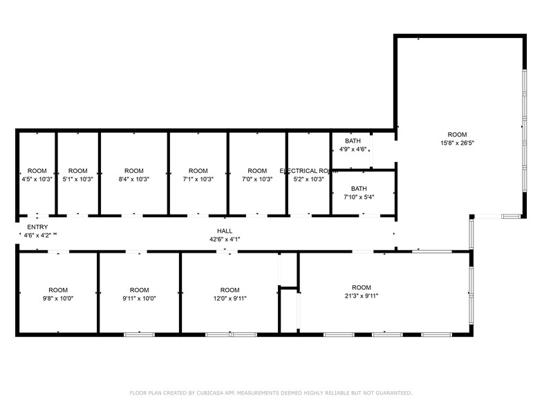 655 E Okmulgee St, Muskogee, OK for rent - Floor Plan - Image 2 of 22