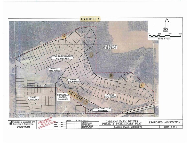 Land in Cannon Falls, MN for sale - Site Plan - Image 1 of 2