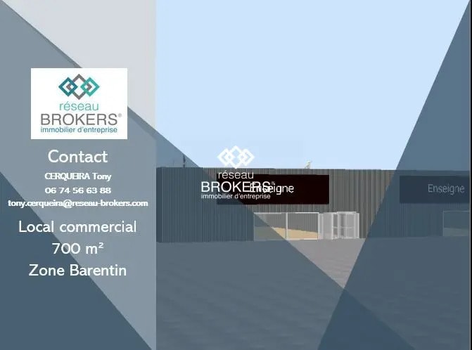 Location Commerce 700 m² - Photo 1