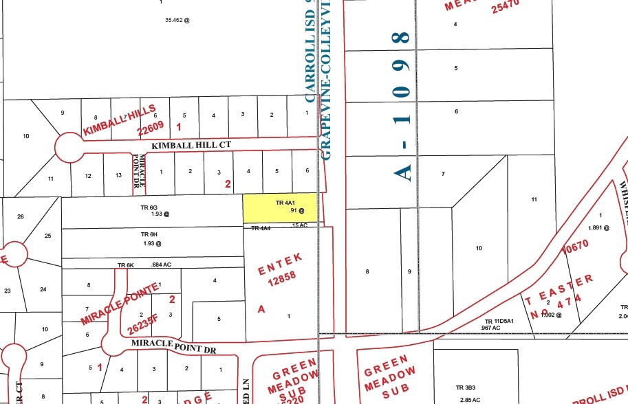 710 S Kimball Ave, Southlake, TX for rent - Plat Map - Image 2 of 4