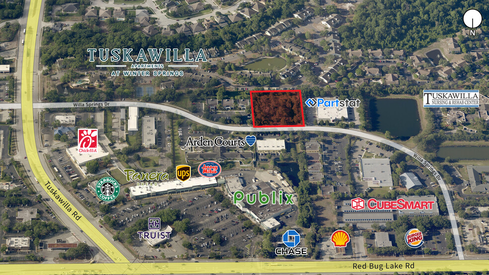 Willa Springs Dr, Winter Springs, FL for sale - Aerial - Image 1 of 1