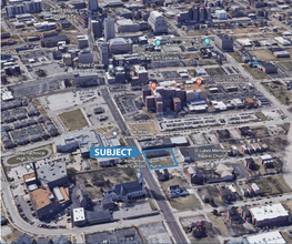 1053 N. Grand Blvd. St. Louis, MO 63106, Saint Louis, MO - AERIAL  map view