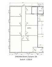 2440 Wall St, Conyers, GA for rent Site Plan- Image 2 of 2