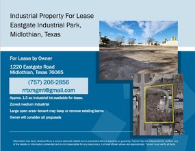 1220 Eastgate Rd, Midlothian, TX for rent Building Photo- Image 1 of 10