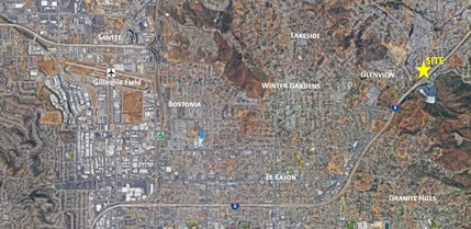 8445 Los Coches Rd, El Cajon, CA - aerial  map view - Image1