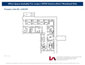 20700 Ventura Blvd, Woodland Hills, CA for rent Floor Plan- Image 1 of 1