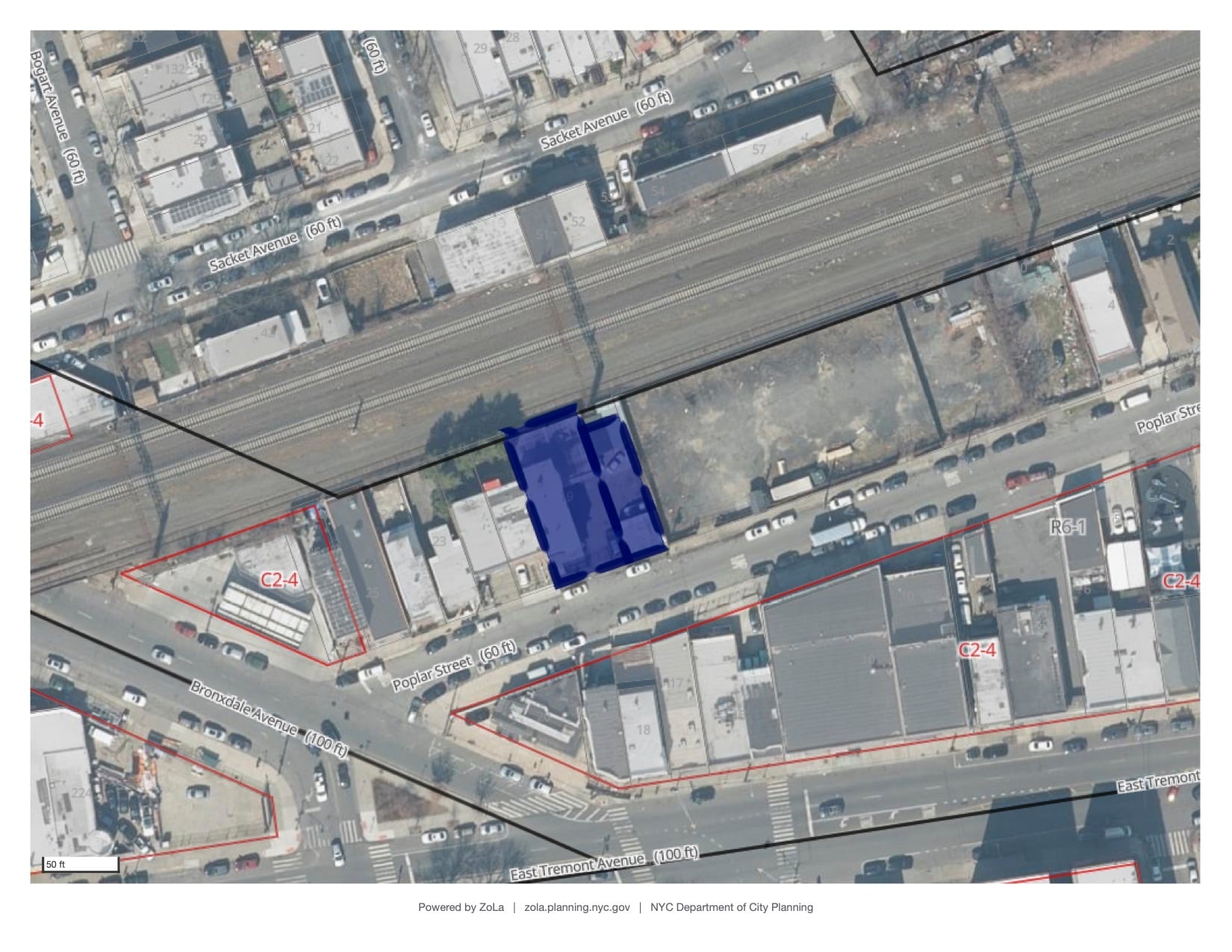 7,125 SF R6-1 Zoned Development Site portfolio of 3 properties for sale on LoopNet.co.uk Aerial- Image 1 of 3