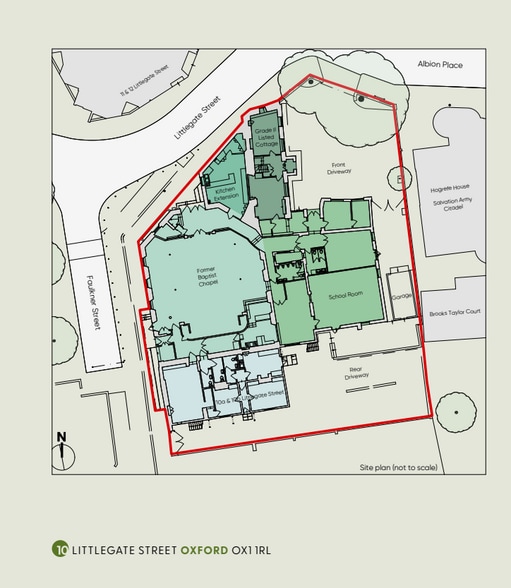 10 Littlegate St, Oxford for sale - Site Plan - Image 2 of 2