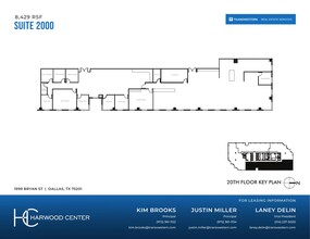 1999 Bryan St, Dallas, TX for rent Floor Plan- Image 2 of 2