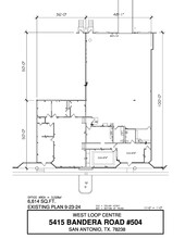 5407-5419 Bandera Rd, San Antonio, TX for rent Floor Plan- Image 1 of 1