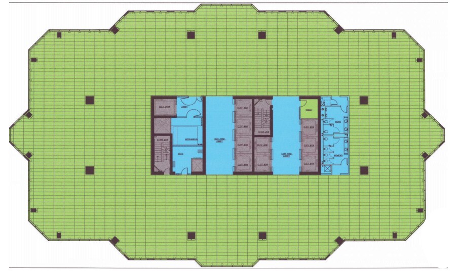 250 2nd St SW, Calgary, AB to rent Floor Plan- Image 1 of 2