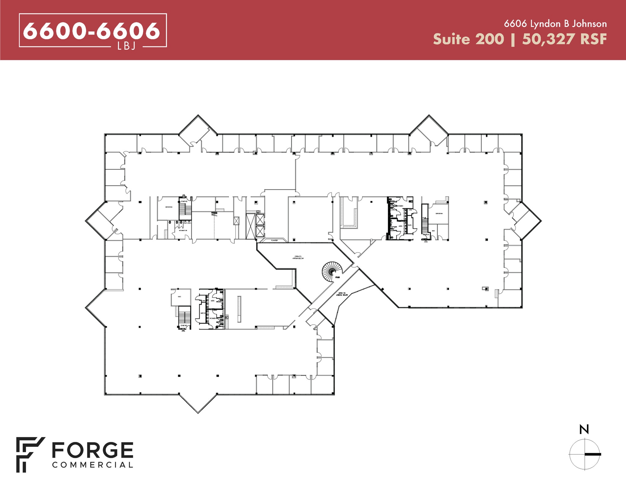 6606 Lyndon B Johnson Fwy, Dallas, TX to rent Floor Plan- Image 1 of 2