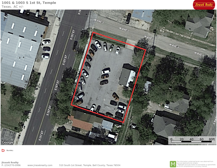 1001 S 1st St, Temple, TX for sale - Aerial - Image 1 of 1