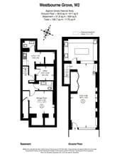 181 Westbourne Grove, London to rent Floor Plan- Image 1 of 1