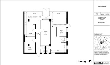 230-240 Brittany Dr, Ottawa, ON for rent Floor Plan- Image 1 of 4