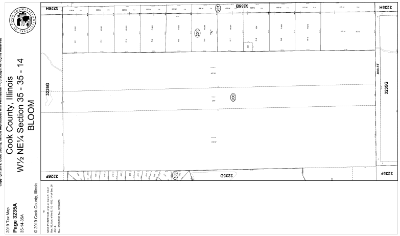 Joshua Dr & I-394, Sauk Village, IL for sale - Plat Map - Image 1 of 1