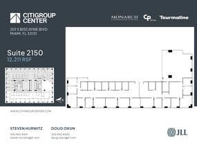 201 S Biscayne Blvd, Miami, FL for rent Site Plan- Image 1 of 2