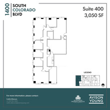 1400 S Colorado Blvd, Denver, CO for rent Floor Plan- Image 1 of 4