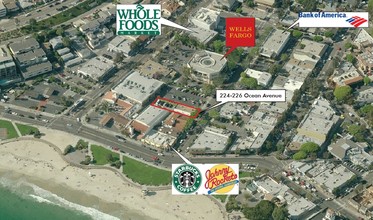 224-226 Ocean Ave, Laguna Beach, CA - aerial  map view - Image1