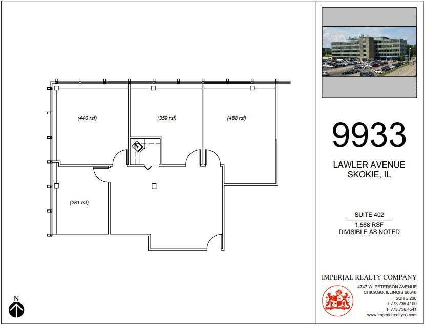 9933 Lawler Ave, Skokie, IL for rent Floor Plan- Image 1 of 5