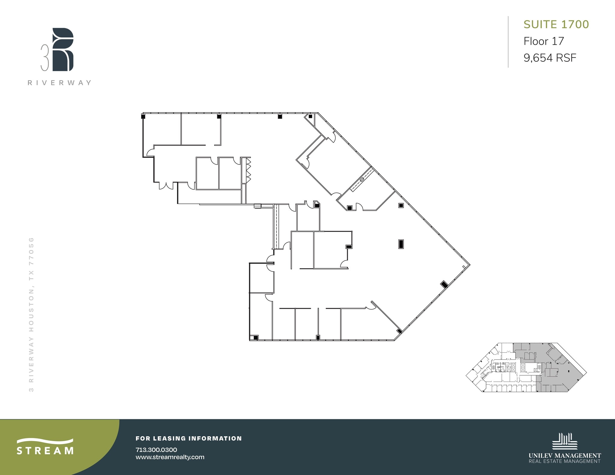 3 Riverway, Houston, TX to rent Floor Plan- Image 1 of 1