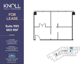 15400 Knoll Trail Dr, Dallas, TX for rent Floor Plan- Image 1 of 1