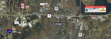 154 Turnpike Rd, Southborough, MA - aerial  map view