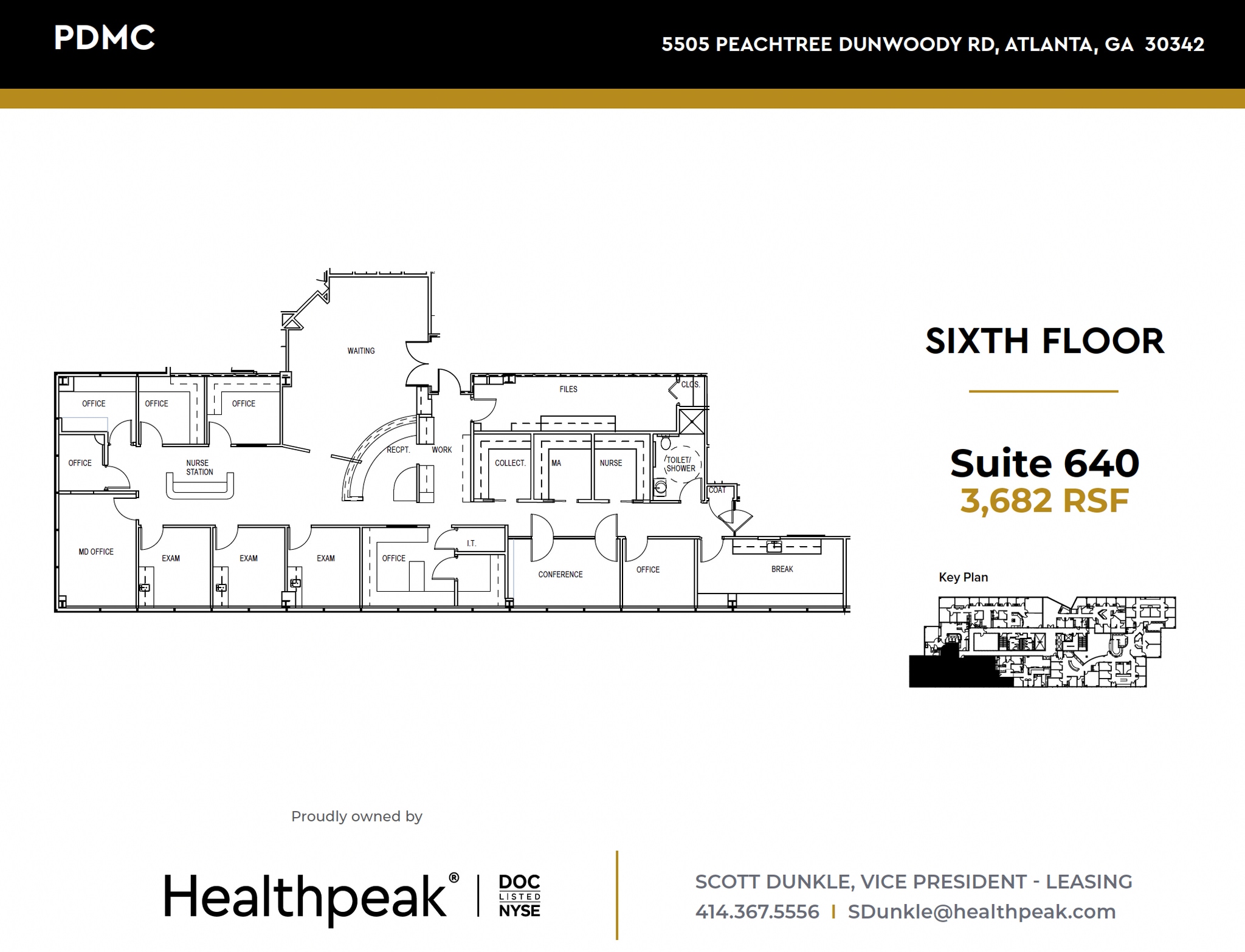 5505 Peachtree Dunwoody Rd NE, Atlanta, GA for rent Floor Plan- Image 1 of 1