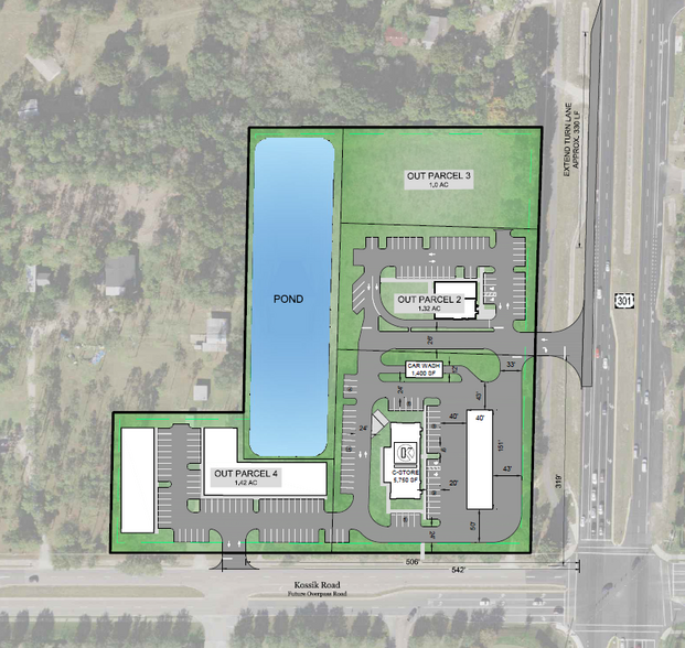 US Highway 301, Zephyrhills, FL for rent - Site Plan - Image 3 of 4