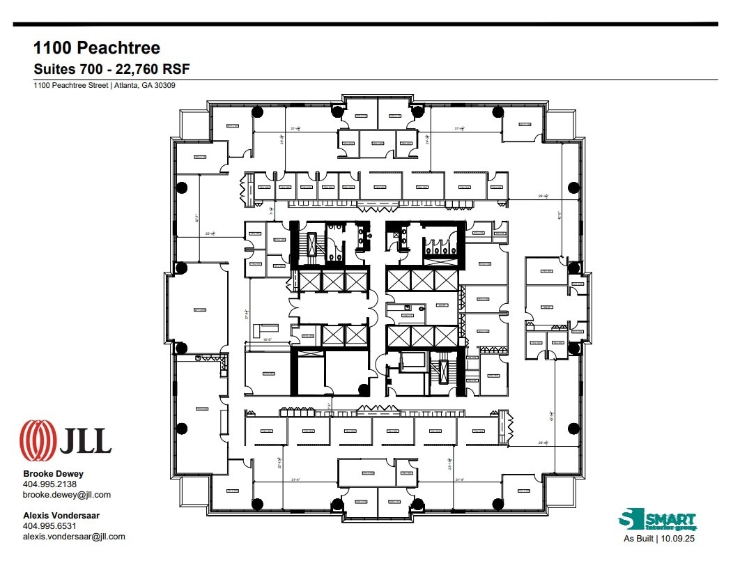 1100 Peachtree St NE, Atlanta, GA to rent Floor Plan- Image 1 of 1