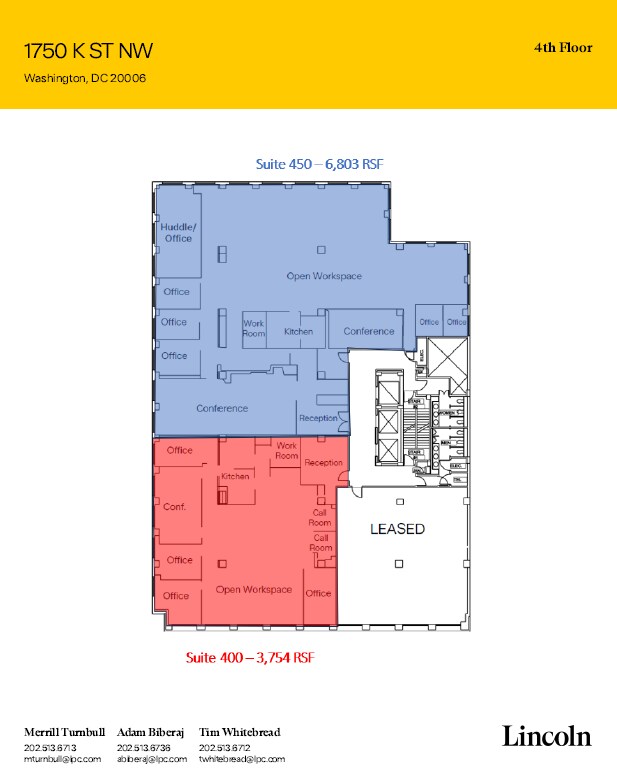 1750 K St NW, Washington, DC to rent Floor Plan- Image 1 of 1