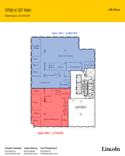 1750 K St NW, Washington, DC for rent Floor Plan- Image 1 of 1