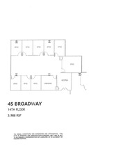 45 Broadway, New York, NY for rent Floor Plan- Image 1 of 1