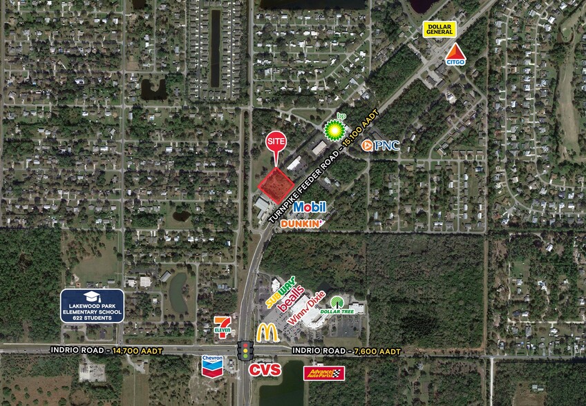 5021 Turnpike Feeder Rd, Fort Pierce, FL for rent - Aerial - Image 1 of 6