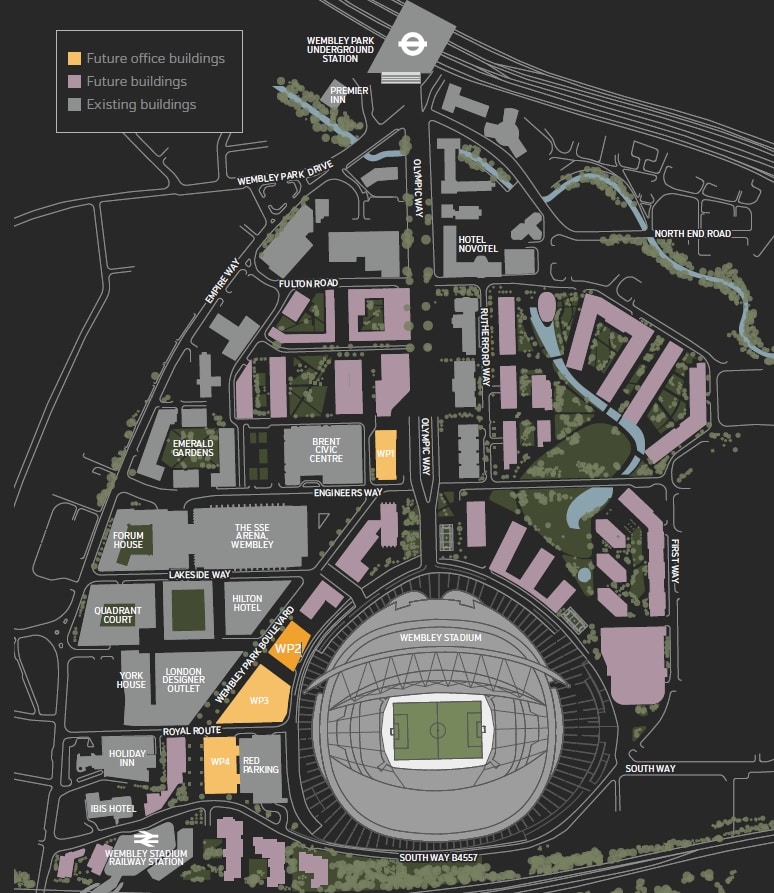 Olympic Way, Wembley to rent Site Plan- Image 1 of 1