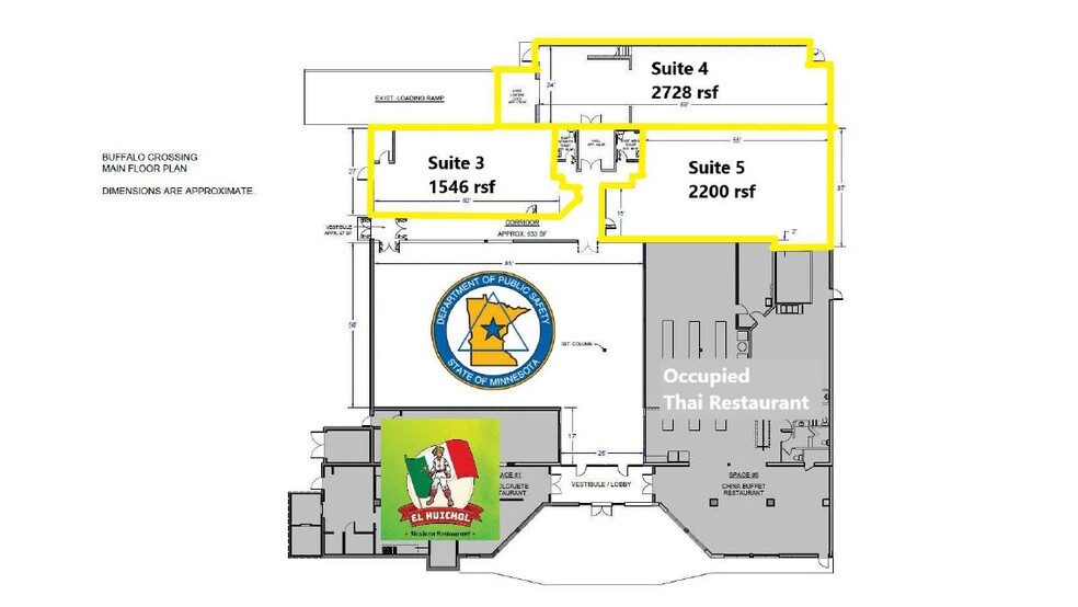 1006 Commercial Dr, Buffalo, MN for rent - Floor Plan - Image 2 of 2