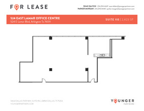 524 E Lamar Blvd, Arlington, TX for rent Floor Plan- Image 1 of 1