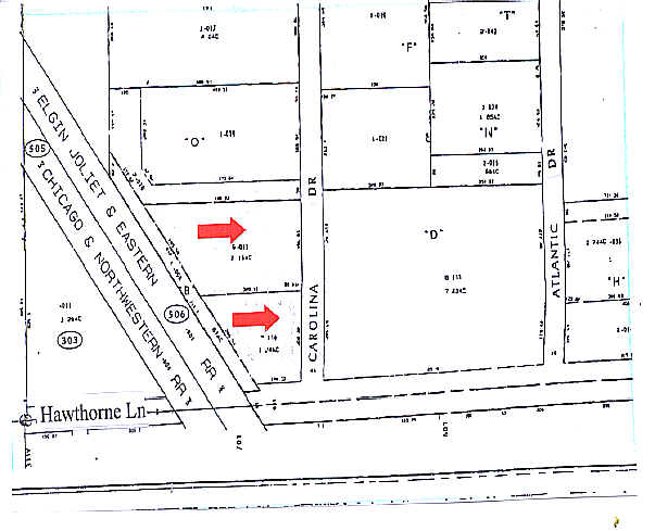 1002-1020 Carolina Dr, West Chicago, IL for rent - Plat Map - Image 2 of 15