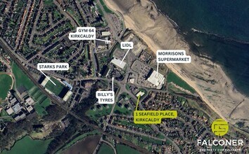 1 Seafield Rd, Kirkcaldy, FIF - AERIAL  map view