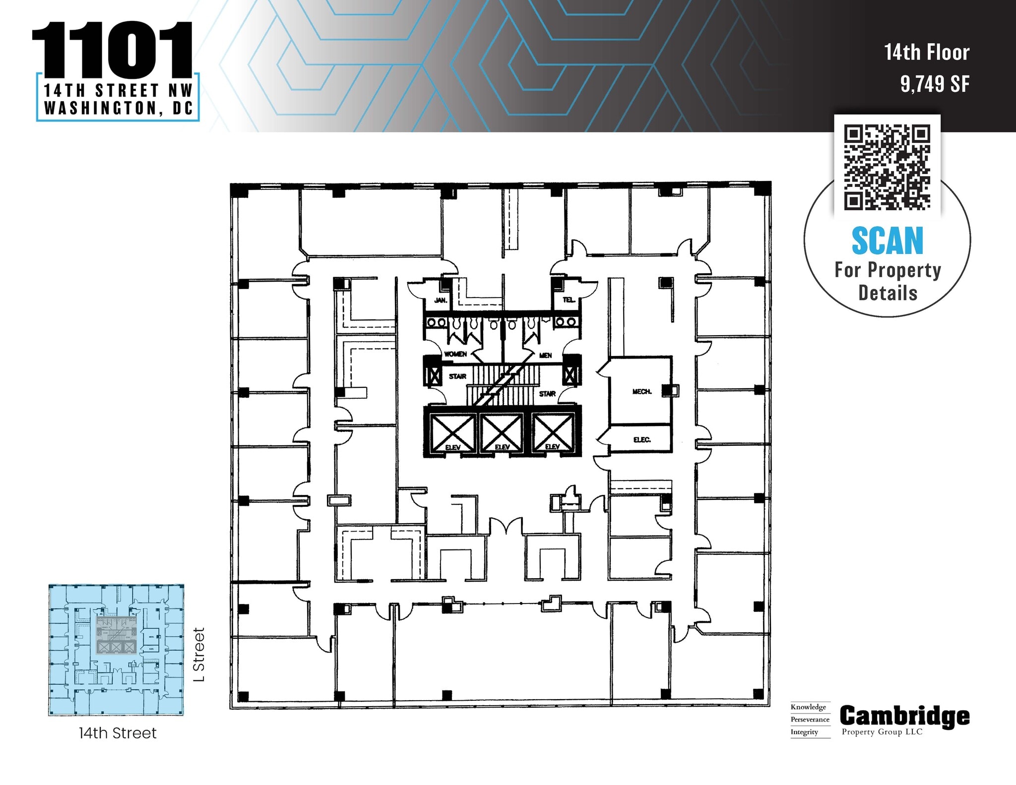 1101 14th St NW, Washington, DC to rent Floor Plan- Image 1 of 1