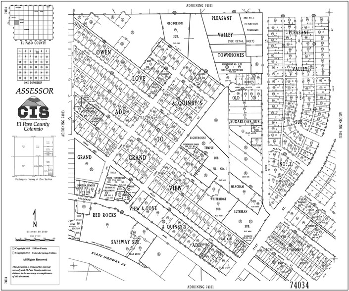 3146-3152 W Colorado Ave, Colorado Springs, CO for sale - Plat Map - Image 3 of 3