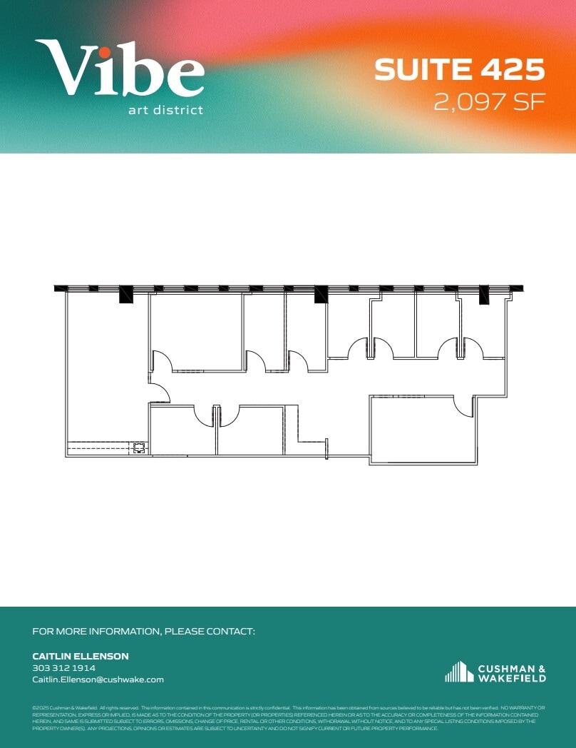 1391 N Speer Blvd, Denver, CO to rent Floor Plan- Image 1 of 1