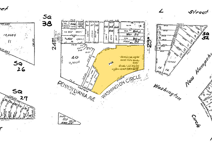 3 Washington Cir NW, Washington, DC for sale - Plat Map - Image 1 of 1